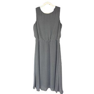 JBS Black White Polka Dot Retro Dress 14